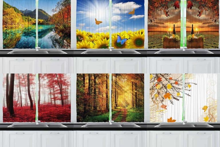 19 Best Fall-Themed Kitchen Curtains (MUST-SEE Designs)
