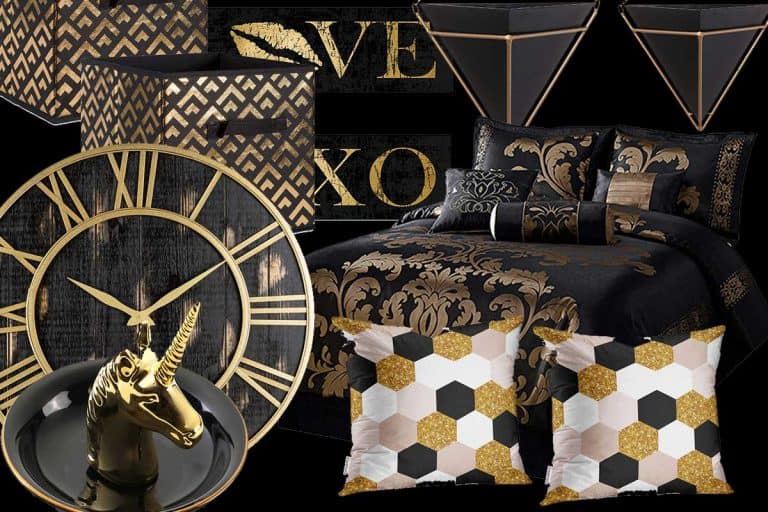 21 Black And Gold Bedroom Accessories That Will Improve Your Design