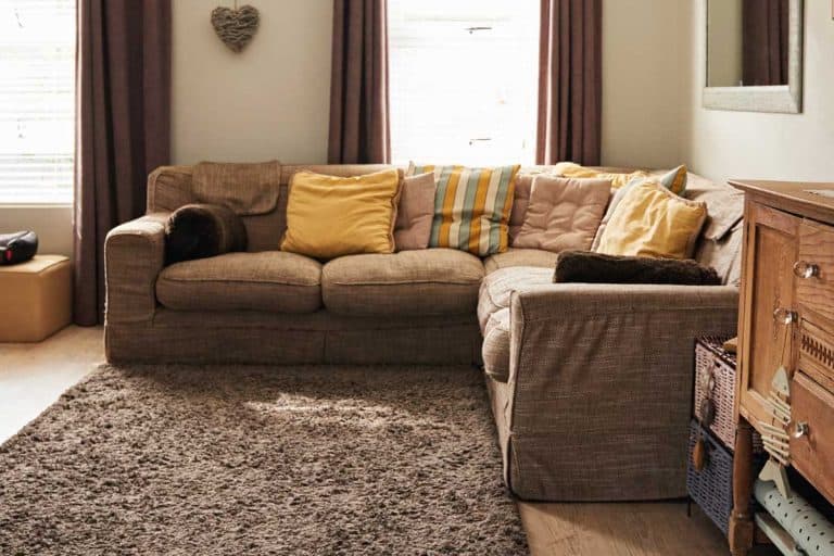 Suburban residential home with sectional sofa, How To Place A Sectional In A Small Living Room (5 Layout Ideas)