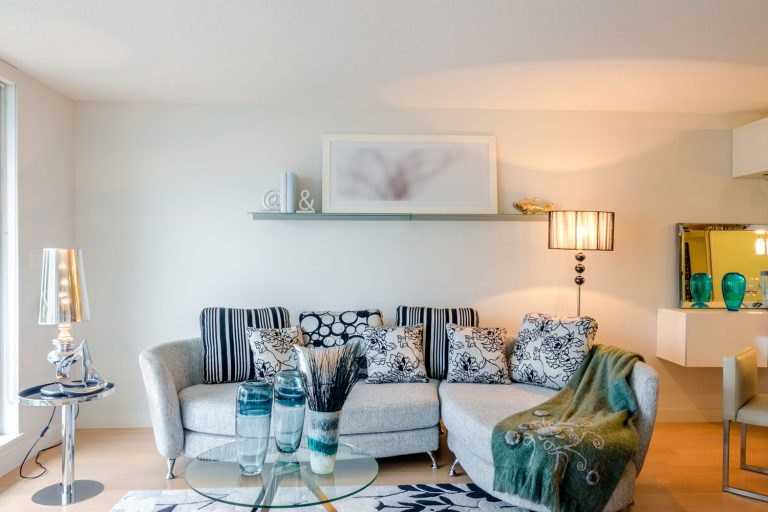 Modern bright living room in a luxury house. Interior design, How To Light A Room That Has No Overhead Lighting [7 Alternatives]