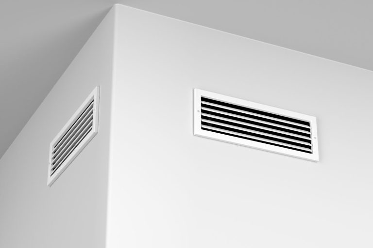White wall vents at a white wall, How To Decorate Around A Wall Vent