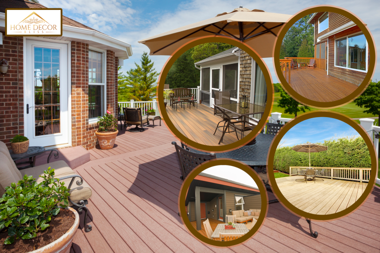 Amazing Home Patio Deck With View of Golf Course - What Color Deck Goes With A Brown House [11 Good Options]