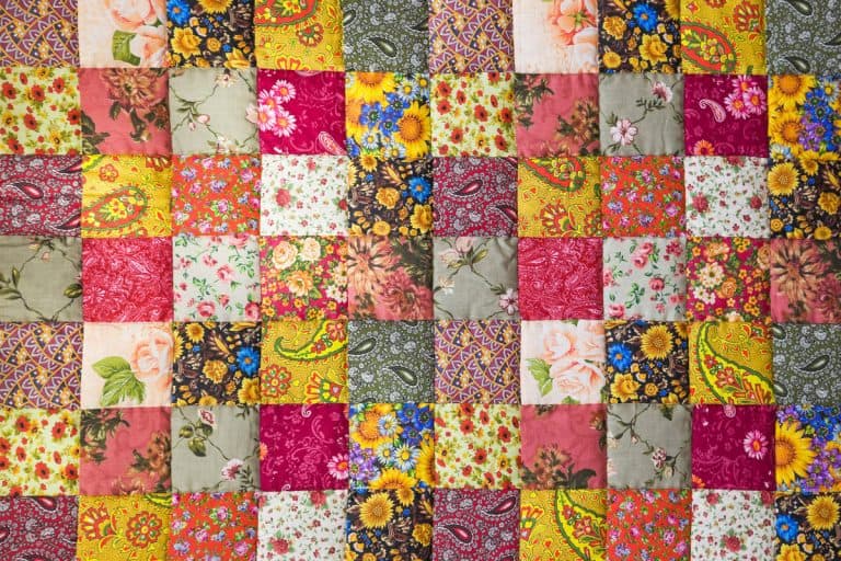 Сolorful patchwork quilt, How To Hang A Quilt On The Wall [Inc. Without Nails]