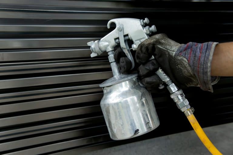 Hand with spray paint gun, What Type Of Paint Can You Use For Stainless Steel?