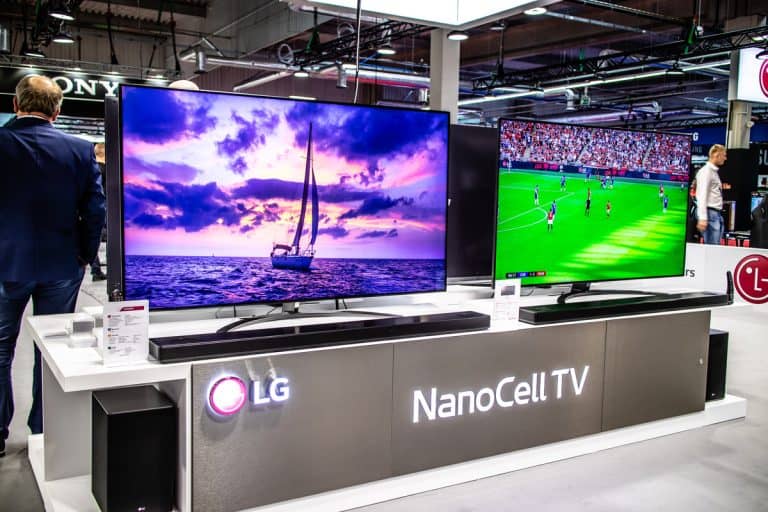 LG NanoCell高级电视在华沙电子展LG展厅展出